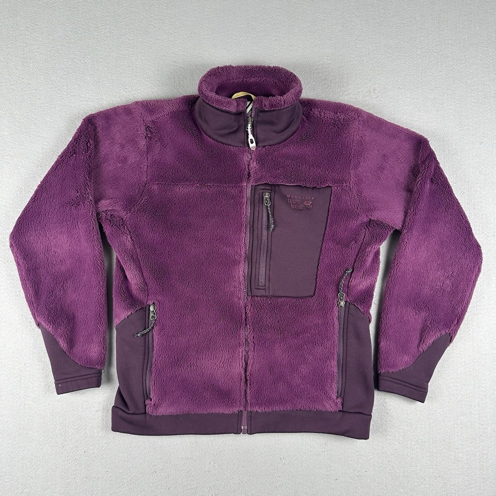 Mountain Hardwear Monkey Fleece Jacket Women's Medium Purple Polartec Full Zip